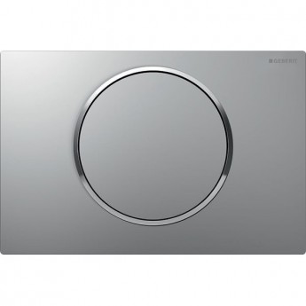 Клавиша смыва GEBERIT SIGMA 10 115.758.JQ.5 матовый хром лакированный