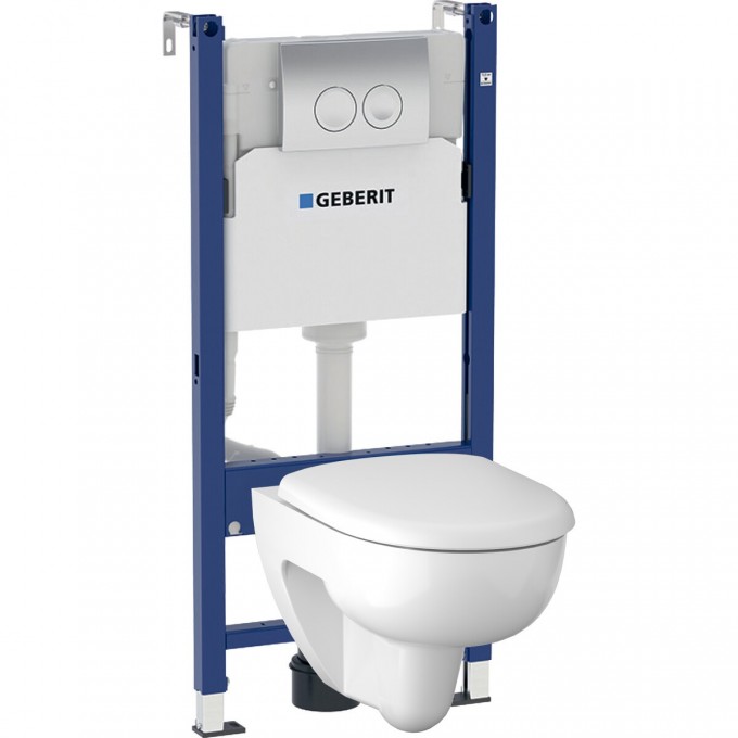 Комплект инсталляции c подвесным унитазом GEBERIT RENOVA 500.124.TC.R