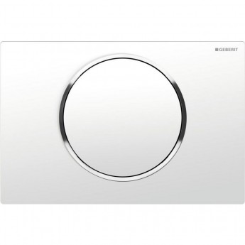 Смывная клавиша GEBERIT SIGMA 10 115.758.KJ.5 белый хром глянец