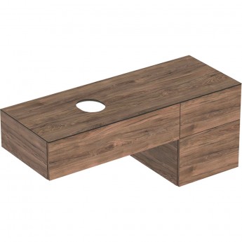 Тумба для комплекта GEBERIT VARIFORM 501.192.00.1 135 см пекан