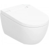 Унитаз-биде подвесной GEBERIT AQUACLEAN ALBA , KeraTect, накладка белая 146.350.01.1