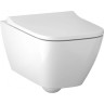 Унитаз подвесной GEBERIT SMYLE SQUARE безободковый Rimfree® в комплекте с сиденьем с плавным закрыванием SoftClose 500.683.01.2